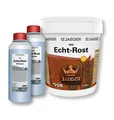 Jaeger Echt-Rost Farbe mit Eisenpartikeln (1,0 L Grundfarbe + 2 x 250 ml Aktivator)