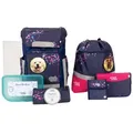 SCHOOL-MOOD® Schulranzen Rebel (Set, 7-tlg) blau