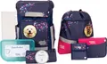 School-Mood Rebel Schulranzen-Set 8-teilig Leni dunkelblau