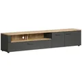 Trendteam Lowboard, Anthrazit, Holzwerkstoff, 210x43x41 cm, Wohnzimmer, Wohnwände, Lowboards, Lowboards stehend