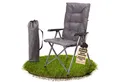BigDean Campingstuhl Bequemer Campingstuhl faltbar Rückenlehne verstellbar (Packung, 1 St), Luxus Faltstuhl, Wasserabweisend, Uv-Beständig
