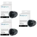 3X Shelly Smarte Gen3 WLAN Steckdose Bluetooth Energiezähler Stecker Schwarz