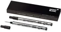 2x Montblanc® 128225 Tintenrollermine LeGrand - M, mystery black