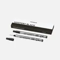 2x MONT BLANC Tintenroller Mine Stärke M schwarz refill set MYSTERY Black neu