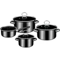 GSW Kochtopf-Set Profi-Black-Star 4-tlg., spülmaschinengeeignet