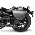 Satteltasche Indiana 10L für Indian Scout/ Bobber schwarz links
