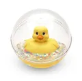 Fisher-Price WaterMates Entchenball, Lustige Ente in Kugel mit Konfetti, Baby Spielzeug, Spielball, Badewannenspielzeug, ab 3 Monate, 75676