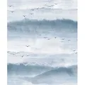 Novamur Vliestapete Novamur Vliestapete, Grafisch, blau-weiß
