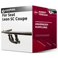 Anhängerkupplung abnehmbar für Seat Leon SC Coupe 02.2014-10.2019 neu