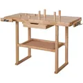tectake Holzwerkbank, Braun, Holz, 47.5x83x117 cm, Freizeit, Heimwerken, Werkstatt, Werkbänke