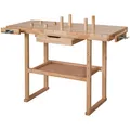 Werkbank Werktisch Schraubstock Schublade Holz Arbeitstisch Arbeitsplatte Regal