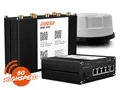 SELFSAT MWR 5550 mit Panorama Antenne weiß (4 x 5G/4G, 2 x WLAN, 1 x GPS)