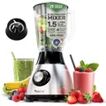 1200W Standmixer Glas Behälter 1,5L Ice Crush Milch Shaker Smoothie Mixer Maker