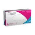 BINGOLD Nitril 35PLUS Einweghandschuhe, weiß 634302 , 1 Packung = 100 Stück, Größe M