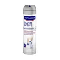 Hansaplast Silver Active Fußspray 150ml Anti-Transpirant 72h Schutz Fußgeruch