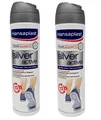 Hansaplast Fußspray 2 x 150 ml Fuß Deo Silver Active Antitranspirant 72h Schutz