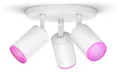 Philips Hue Fugato LED Dreierspot, 5,7W, GU10, 1050lm, 4000K, weiß (915005761501)