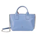 DuDu Ibiza Handtasche Leder 22 cm blau 534-6040-14