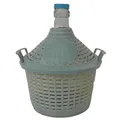 Schmitt Korbflasche 5 l Weinballon Gärtopf Glasflasche Gefäß für  Apfelwein Neu