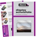 dipos I 2X Schutzfolie klar kompatibel mit Apple MacBook Air 13 Zoll (2018) Folie Displayschutzfolie