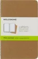 Moleskine Cahier pocket blanko packpapierbraun DIN A6. 3er Pack,