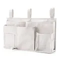 Caddy Hänge-Organizer Nachttisch-Aufbewahrungstasche, 600D Oxford-Gewebe mit Haken & Schlaufe für Etagenbetten und Krankenbetten, Schlafsaal und Bettgitter (8 Taschen)