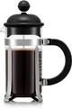 Bodum Caffettiera French Press Schwarz 350ml / 3 Tassen Kaffeebereiter BPA-frei