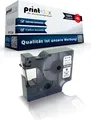 Kompatible Schriftband für Dymo D1 43613 1000 Plus 2000 5500 Labelmanager 150 Labelmanager 160 Labelmanager 200 S0720780 6mmx7m Schwarz auf Weiss - Office Plus Serie
