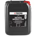 TECPO Zweitaktöl Universal 2-Takt FF Plus, 5 Liter, teilsynthetisch 1:50 JASO FD, ISO-L-EGD, API TC mischbar mit Fuel Fresh für Gemisch- und Getrenntschmierung geeignet Motorsäge, Rasenmäher, Mofa