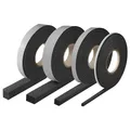 Parotec Kompriband Fugendichtband Fensterdichtband Dichtungsband Quellband Trockenbau Dichtband (Bandbreite - 20 mm, Expandiert - von 2 mm auf 10 mm, 2 mm->10 mm, Lange - 12,5 lfm) Anthrazit