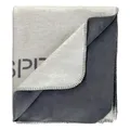 Esprit Premium Wendedecke 130x170 cm - Oeko-TEX Kuscheldecke Baumwolle - Wohndecke Flauschig Weich - Sofadecke XXL - Tagesdecke Couch - Wolldecke Grau