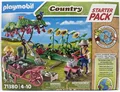 PLAYMOBIL 71380 Starter Pack Bauernhof Gemüsegarten Country Figuren Set Neu OVP