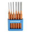 Gedore Splinttreiber-Satz inkl. PVC-Halter 6-teilig Stahl/Lackierung