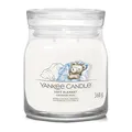 Yankee Candle Signature Medium Jar Soft Blanket Duftkerze im Glas, aus einer Sojawachs-Mischung hergestellt, Duftrichtung: Soft Blanket, Inhalt: 368g, 5901701387