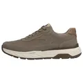 Rieker 06100 Herren Sneaker Turnschuhe, Sportschuhe, Freizeitschuhe, Halbschuhe, Schnürschuhe beige 41 EU