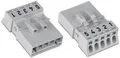 WAGO 890-255 Netz-Steckverbinder 890 Stecker Gesamtpolzahl: 5 16A Grau 50St.