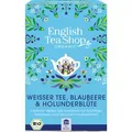 EnglishTeaShop Tee Weißer Tee, Blaubeere & Holunderblüte, BIO, Weißer Tee, 30 g, 20 Beutel