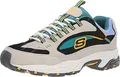 Skechers Stamina-Cutback 51286-WMLT, Mens Sneakers, White, 43 EU