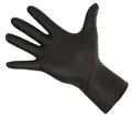 Kerbl 15321 Nitrile Lang Schwarz Einmalhandschuhe, 30cm Länge, M, 50 Stück
