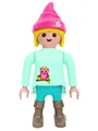 Lechuza® Gartenfigur Lechuza Dekofigur Playmobil® Zwergin 65 cm