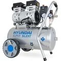 HYUNDAI Silent Kompressor SAC55752 (Druckluftkompressor leise, ölfrei, Flüsterkompressor, Compressor flüsterleise, 59dB, 24L Kessel, 8bar, 0.75k...