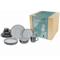 CreaTable Nordic Fjord 21518 Kombiservice 10-teilig Geschirrset Steinzeug