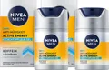 NIVEA MEN Active Energy Gesichtspflege Gel Anti-Müdigkeit Koffein Guarana 2 x 50 ml