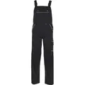 Canvas 320 Latzhose Schwarz/schwarz 54 - Planam