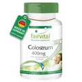 Fairvital | Colostrum 400mg - 90 Kapseln - aus BSE-frei - 30% Immunglobuline