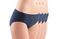 HERMKO Midislip 1031 (Pack, 4er) Bio-Baumwolle Jazz-Pant Form Übergröße weich, elast. Abschluss basic