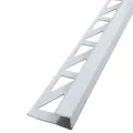 250cm Fliesenschiene Alu (eloxiert) 8mm Eckprofil Quadratprofil Kantenprofil