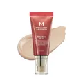 MISSHA M Perfect Cover BB Cream Nr. 23 Natural Beige – Hell/Mittel mit kühlem/neutralem Unterton, LSF 42 PA+++, 50 ml – Getönte Feuchtigkeitscreme für das Gesicht mit Lichtschutzfaktor