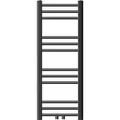 Ecd Germany Badheizkörper 300 X 800 Mm - Anthrazit - Gerade Mit Mittelanschluss - Design Heizkörper Handtuchwärmer Handtuchtrockner Handtuchheizkörper Handtuchheizung Handtuchheizer Badezimmer Heizung