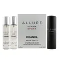 Chanel Allure Homme Sport EDT Refillable 20 ml + EDT Refill 2 x 20 ml
